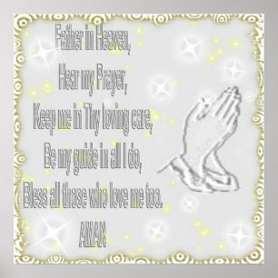 Childrens Prayer Poster