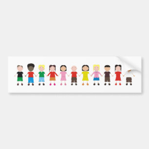 Children's Row Bumper Sticker