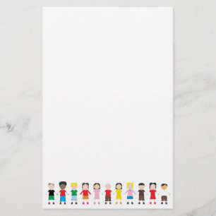Children's Row Stationery
