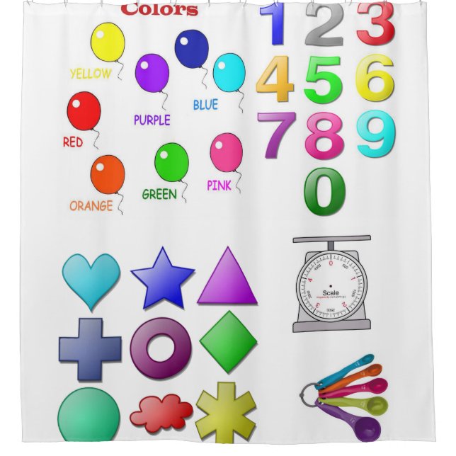 Children's Shower Curtain (Front)