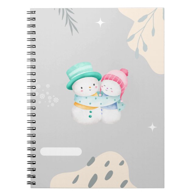 Children's Spiral Notebook for Winter Creativity (Front)
