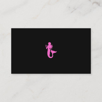Children's Swim Instructor_Pink Mermaid Biz Card