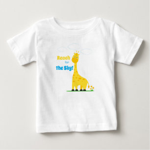 Children's T-shirt with a cute giraffe