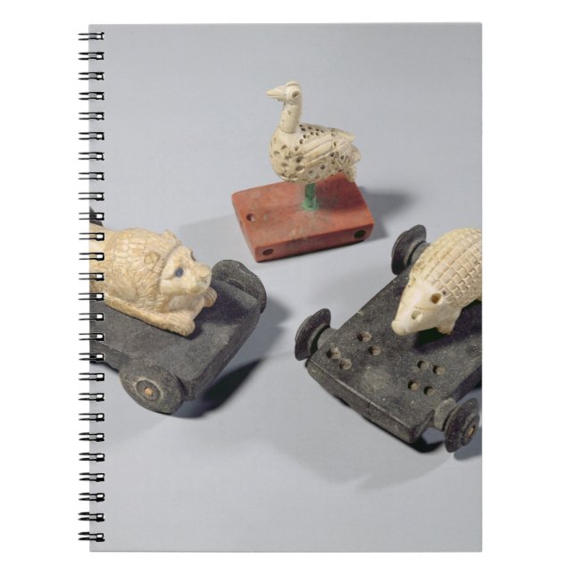 Children's toys: a hedgehog, a lion and a dove, Su Notebook (Front)