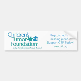 Children's Tumour Foundation Bumper Sticker
