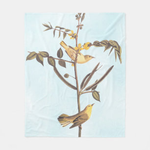 Children's Warbler Bird Fleece Blanket