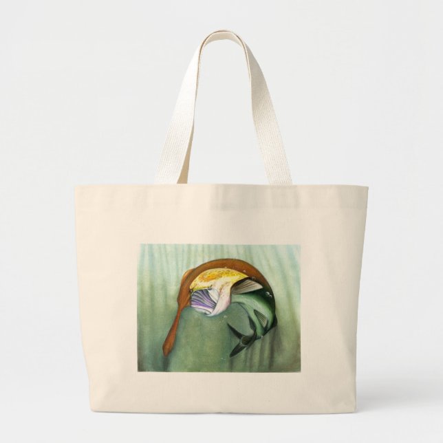 Children's Winning Artwork: paddlefish Large Tote Bag (Front)