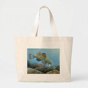 Children's Winning Artwork: Rainbow Darter Large Tote Bag