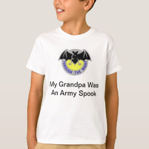 Child's Army Security Agency Grandpa Shirt