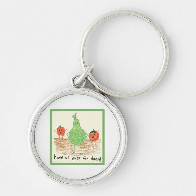 Child's Art, Green Key Ring (Front)