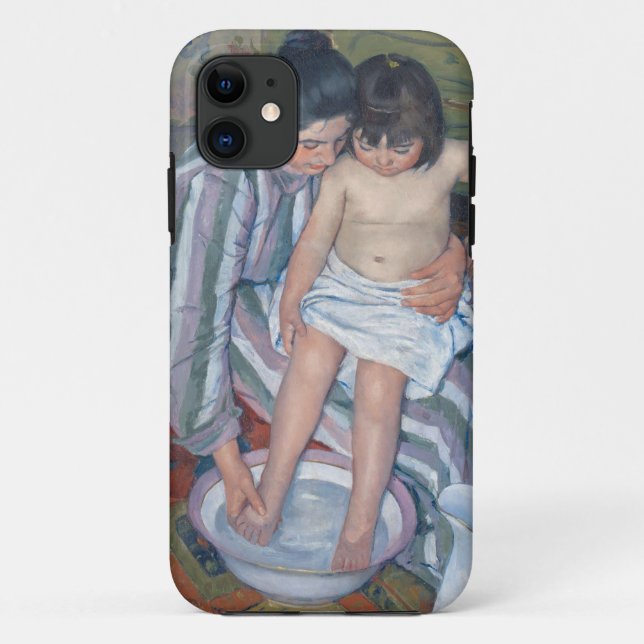 Child's bath, 1893 (oil on canvas) Case-Mate iPhone case (Back)