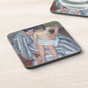 Child's bath, 1893 (oil on canvas) coaster