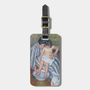 Child's bath, 1893 (oil on canvas) luggage tag