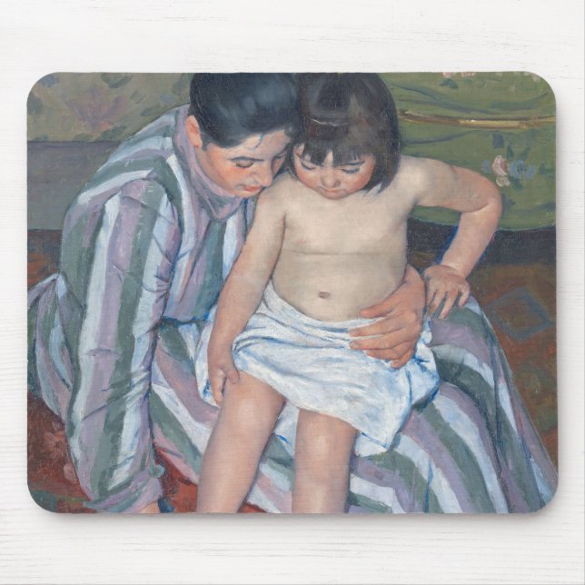 Child's bath, 1893 (oil on canvas) mouse pad (Front)