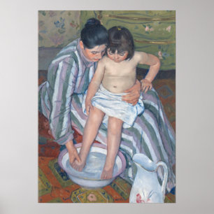 Child's bath, 1893 (oil on canvas) poster
