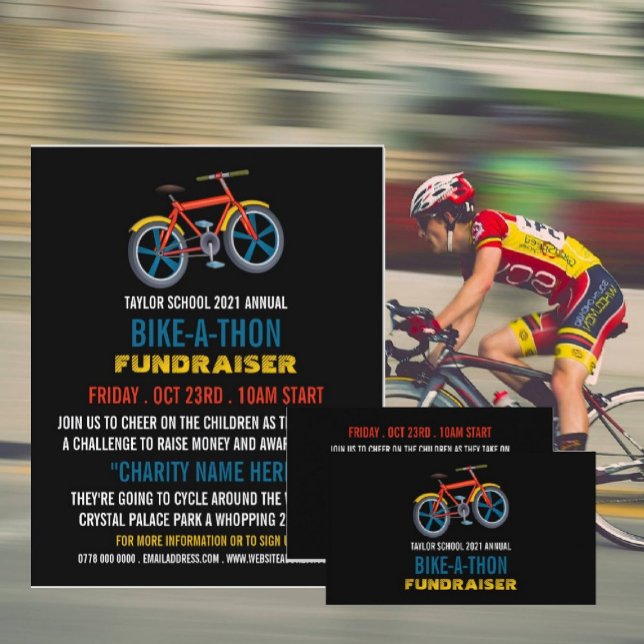 Child's Bike, Children's Charity Bike-a-Thon Event Flyer (Creator Uploaded)