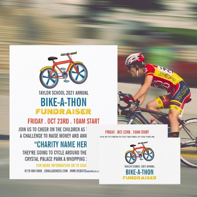 Child's Bike, Children's Charity Bike-a-Thon Event Flyer (Creator Uploaded)