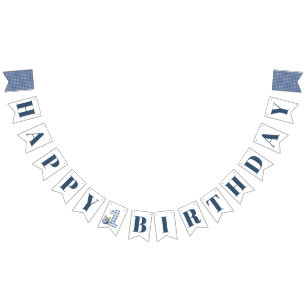 Child's Blueberry Berry First Birthday Bunting