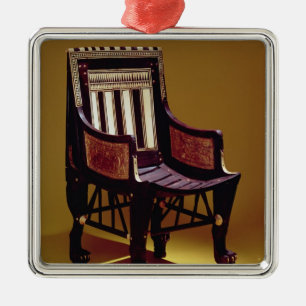Child's chair, from the Tomb of Tutankhamun Metal Ornament