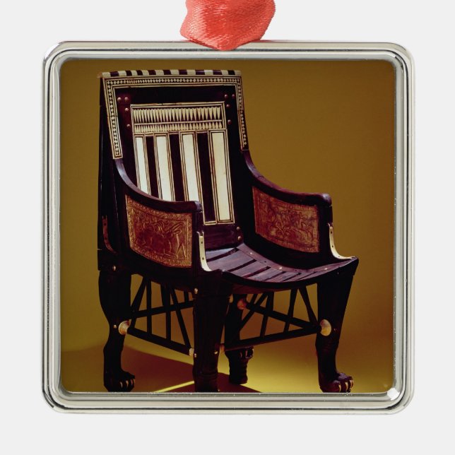 Child's chair, from the Tomb of Tutankhamun Metal Ornament (Front)
