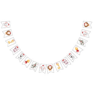 Child's Christmas Birthday Party Bunting
