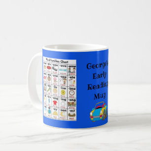 Childs Custom Early Reading Mug ca 11oz By Zazz_it