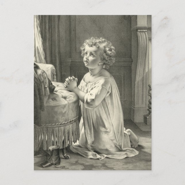 CHild's First Prayer Postcard (Front)