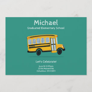 Child's Graduation Party Invitation - Editable
