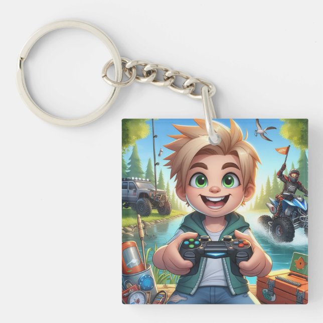 Child's ID Tag Keychain  (Front)