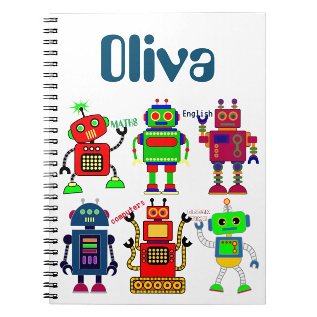 Child's Personalised Notebook (Front)