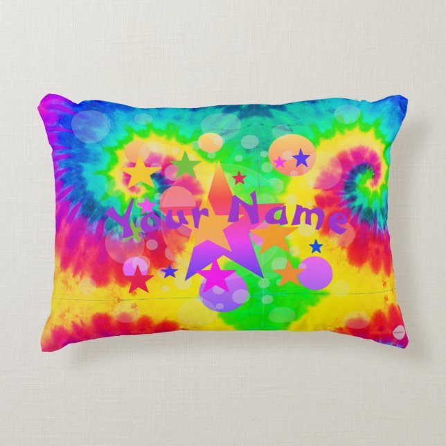 Child's Personalised Throw Pillow HAMbyWG (Front)