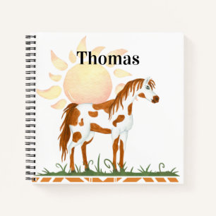 Child's Personalized Native American Spiral Notebook