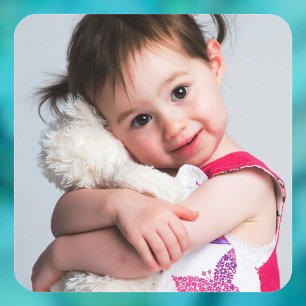Child's Photo, Boyfriend, Spouse, Mum or Pet Square Sticker