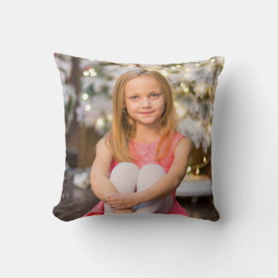 CHILD'S PHOTO CUSTOM Throw Pillow