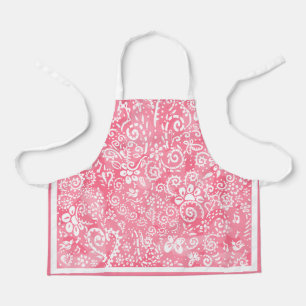 Child's Pink Paisley  Apron