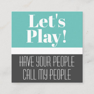 Child's Playdate Card Modern