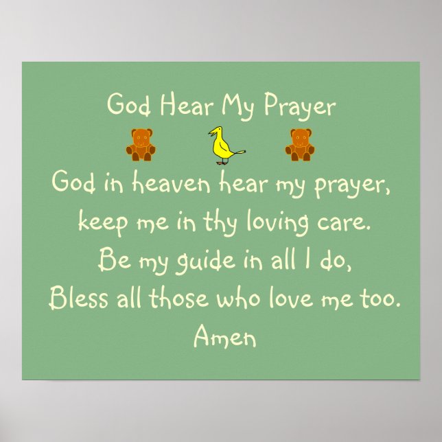 Child's Prayer - poster (Front)