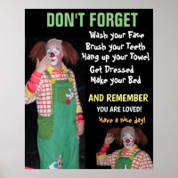 CHILD'S REMINDER LIST poster