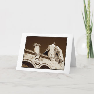 'Childs Restaurant Detail' Blank Greeting Card