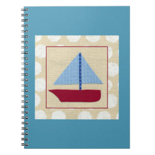 Child's Sailboat by Chariklia Zarris Notebook