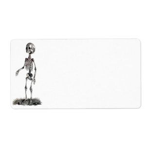 Child's Skeleton Label
