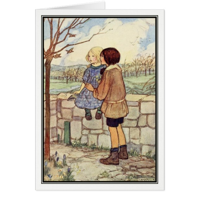 Child's Talk in April by Florence Harrison (Front)