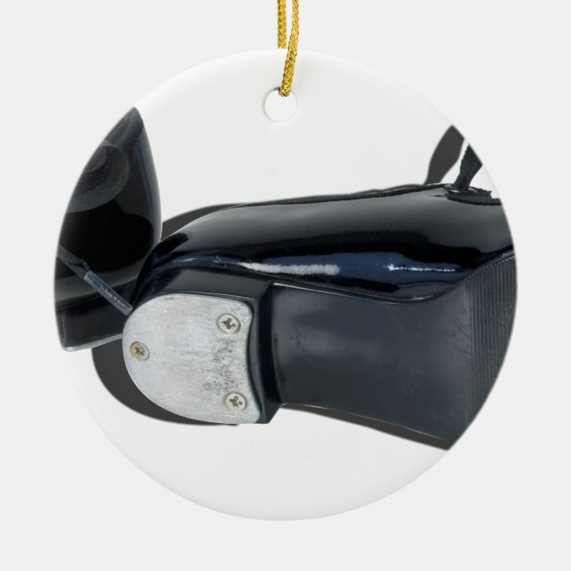 ChildTapShoes070515.png Ceramic Ornament (Front)