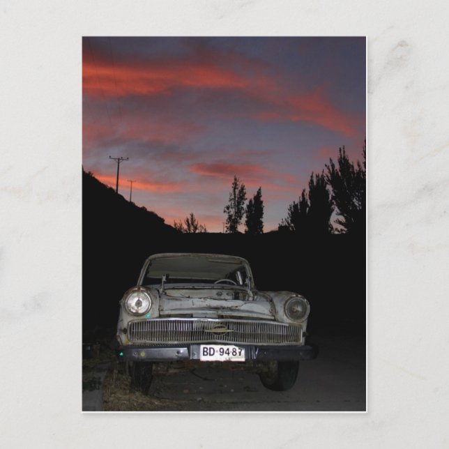 Chile Chico Sunset Postcard (Front)