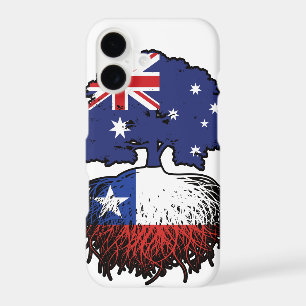 Chile Chilean Australian Australia Tree Roots Flag