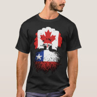 Chile Chilean Canadian Canada Tree Roots Flag