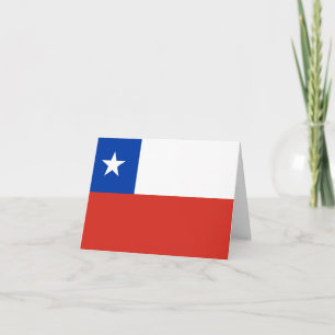 Chile (Chilean) Flag Card