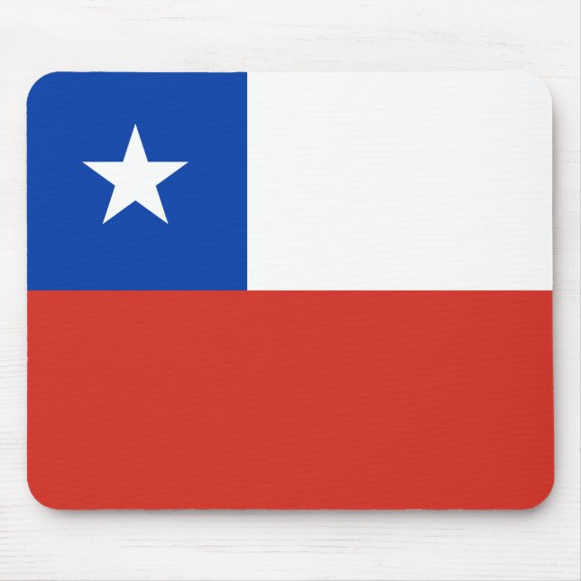 Chile (Chilean) Flag Mouse Pad (Front)
