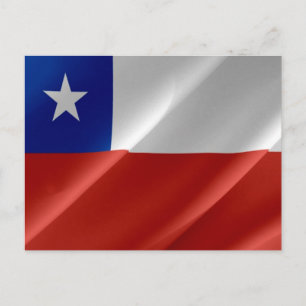 Chile - Chilean flag - Postcard