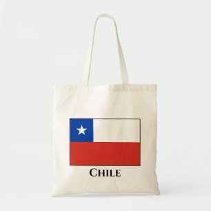 Chile (Chilean) Flag Tote Bag